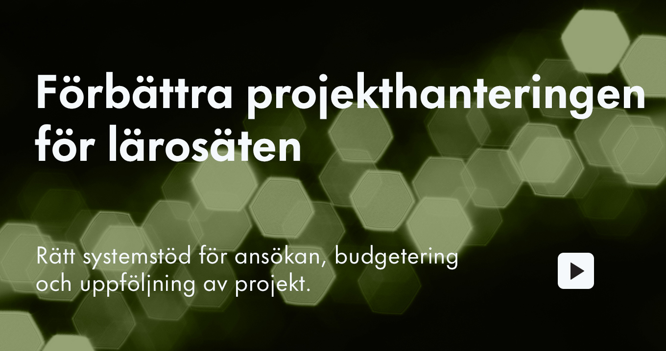 Projekthantering för lärosäten